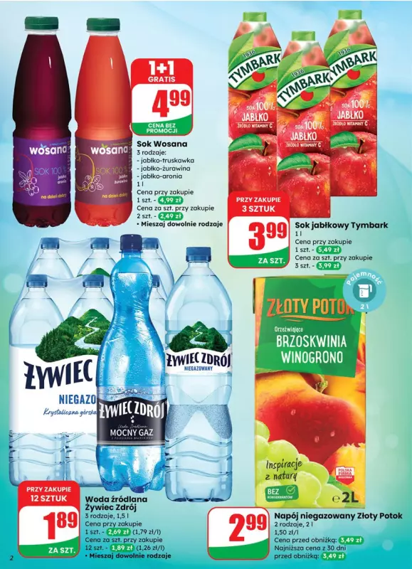 Dino - gazetka promocyjna Gazetka od środy 01.10 do wtorku 07.10 - strona 2