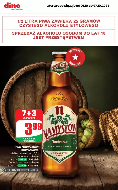 Dino - gazetka promocyjna MEGA promocje! od środy 01.10 do wtorku 07.10 - strona 6