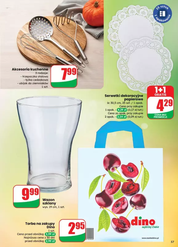 Dino - gazetka promocyjna Gazetka od środy 08.10 do wtorku 14.10 - strona 57
