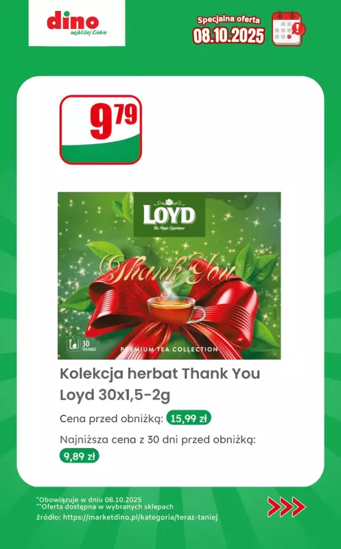 Dino - gazetka promocyjna Specjalna oferta na 08.10.2025 - promocje spoza gazetki od środy 08.10 do środy 08.10 - strona 10