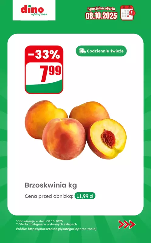 Dino - gazetka promocyjna Specjalna oferta na 08.10.2025 - promocje spoza gazetki od środy 08.10 do środy 08.10 - strona 3