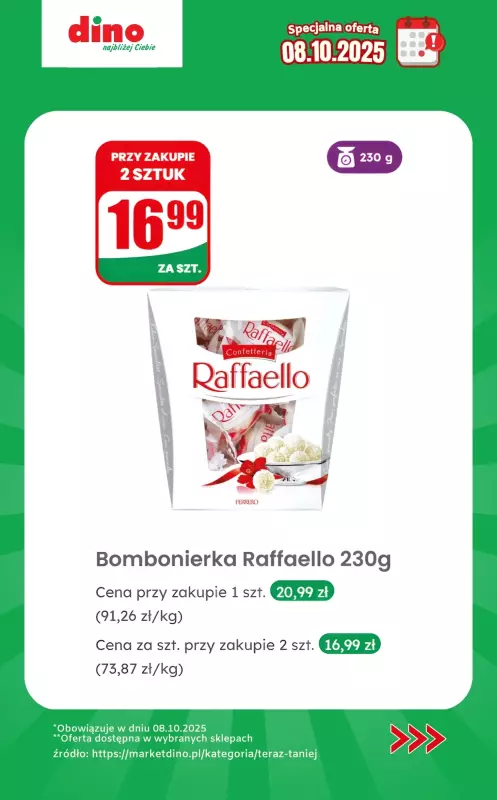 Dino - gazetka promocyjna Specjalna oferta na 08.10.2025 - promocje spoza gazetki od środy 08.10 do środy 08.10 - strona 8