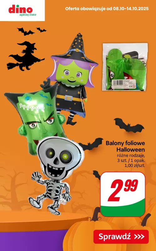Dino - gazetka promocyjna Przygotuj się na Halloween!   - strona 3
