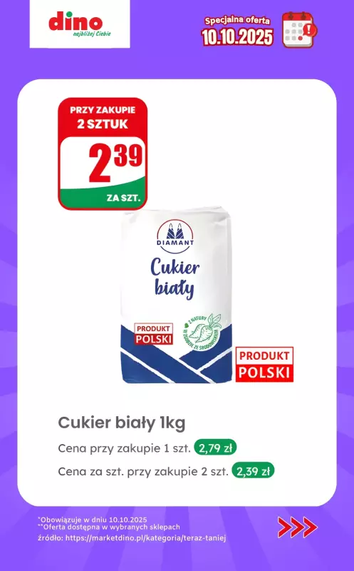 Dino - gazetka promocyjna Specjalna oferta na 10.10.2025 - promocje spoza gazetki od piątku 10.10 do piątku 10.10 - strona 2
