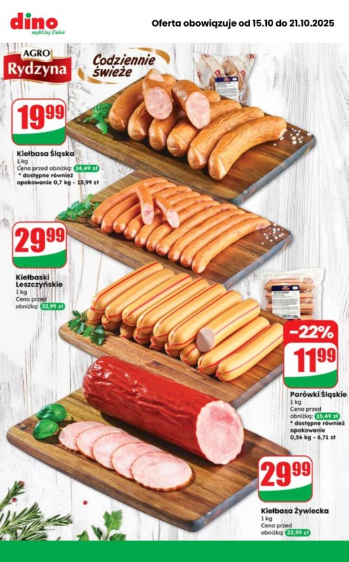 Dino - gazetka promocyjna MEGA promocje! od środy 15.10 do wtorku 21.10 - strona 9