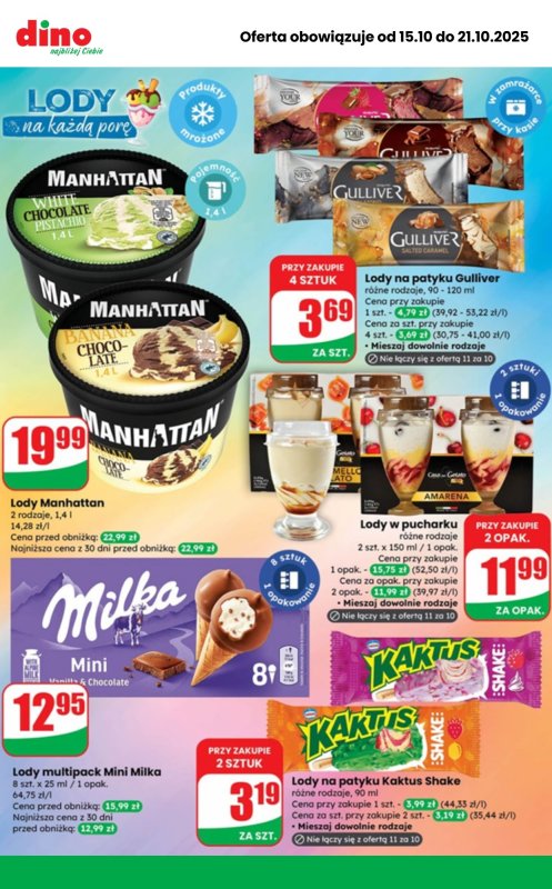 Dino - gazetka promocyjna MEGA promocje! od środy 15.10 do wtorku 21.10 - strona 8