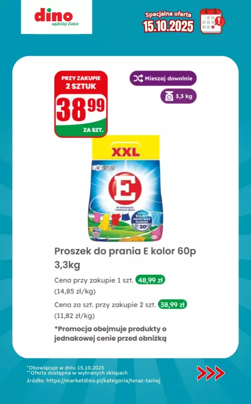Dino - gazetka promocyjna Specjalna oferta na 15.10.2025 - promocje spoza gazetki od środy 15.10 do środy 15.10 - strona 10