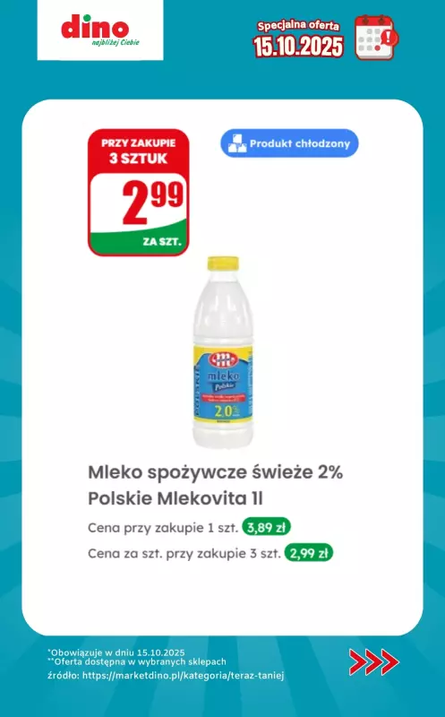 Dino - gazetka promocyjna Specjalna oferta na 15.10.2025 - promocje spoza gazetki od środy 15.10 do środy 15.10 - strona 8
