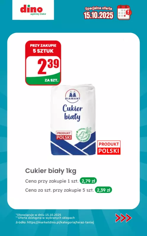 Dino - gazetka promocyjna Specjalna oferta na 15.10.2025 - promocje spoza gazetki od środy 15.10 do środy 15.10 - strona 6