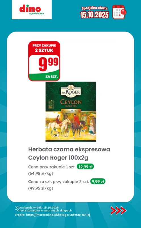 Dino - gazetka promocyjna Specjalna oferta na 15.10.2025 - promocje spoza gazetki od środy 15.10 do środy 15.10 - strona 7