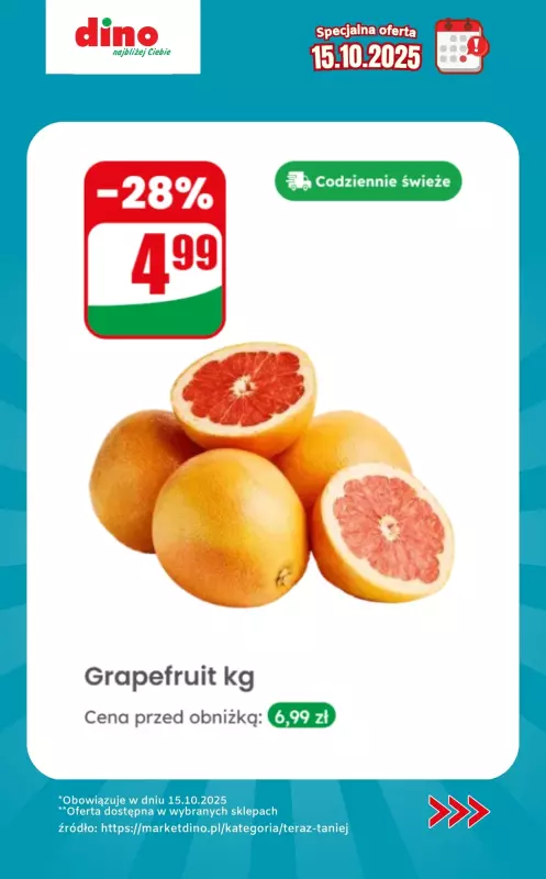 Dino - gazetka promocyjna Specjalna oferta na 15.10.2025 - promocje spoza gazetki   - strona 2