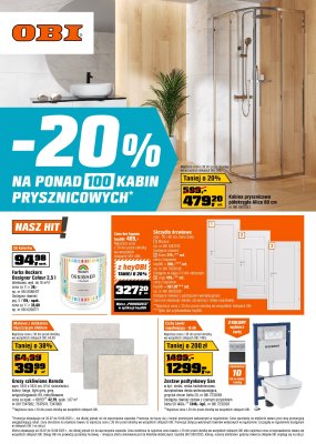OBI - gazetka promocyjna Gazetka od środy 30.07 do wtorku 19.08
