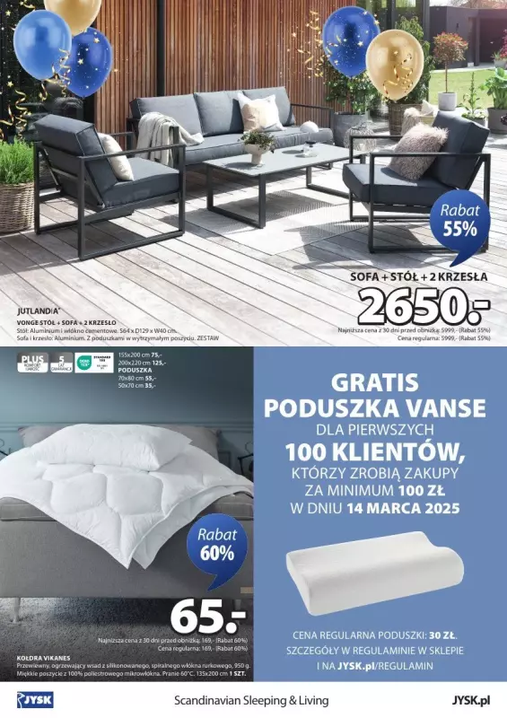 Jysk - gazetka promocyjna PIASECZNO: Wielkie Otwarcie JYSK! Już 14.03! od piątku 14.03 do piątku 21.03 - strona 2