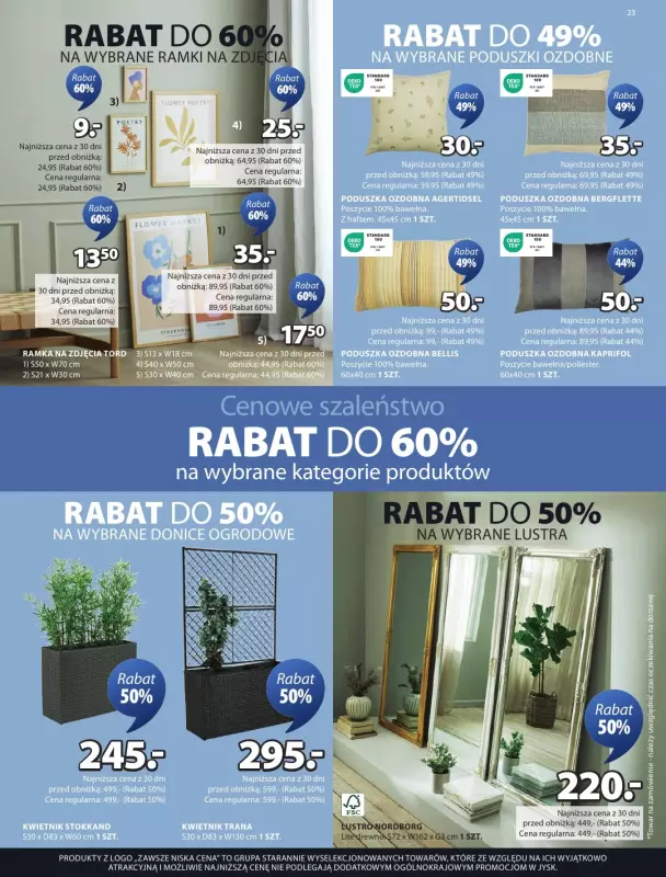 Jysk - gazetka promocyjna Świetna oferta do ogrodu od środy 23.04 do niedzieli 11.05 - strona 23