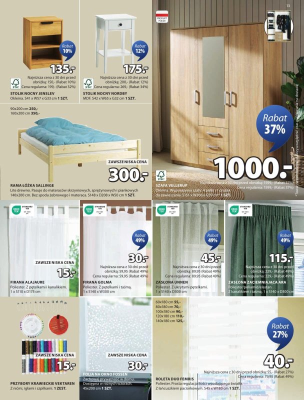 Jysk - gazetka promocyjna Świetna oferta do ogrodu od środy 23.04 do niedzieli 11.05 - strona 13