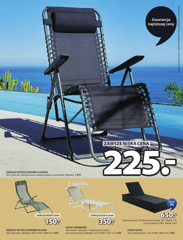 Jysk - gazetka promocyjna Świetna oferta do ogrodu od środy 23.04 do niedzieli 11.05 - strona 5