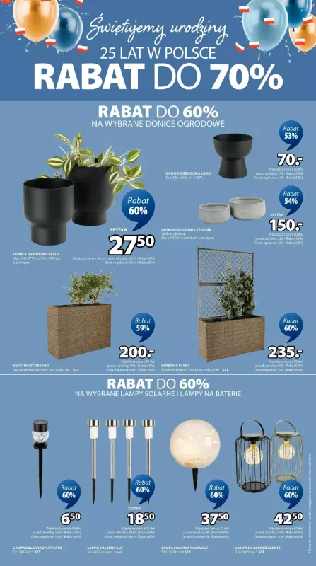 Jysk - gazetka promocyjna Świętujemy urodziny. Rabat do 70% od środy 14.05 do wtorku 20.05 - strona 5