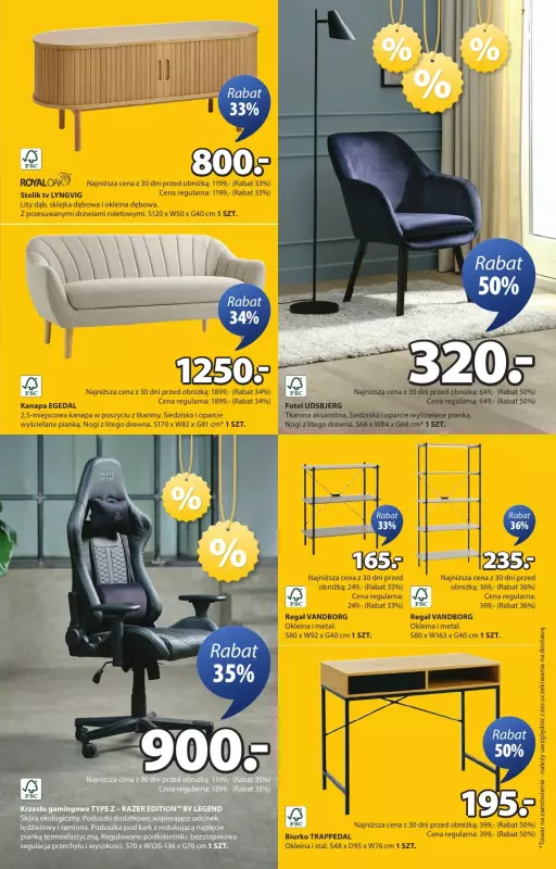 Jysk - gazetka promocyjna Summer Sale. Rabat do 60% od środy 18.06 do niedzieli 06.07 - strona 7