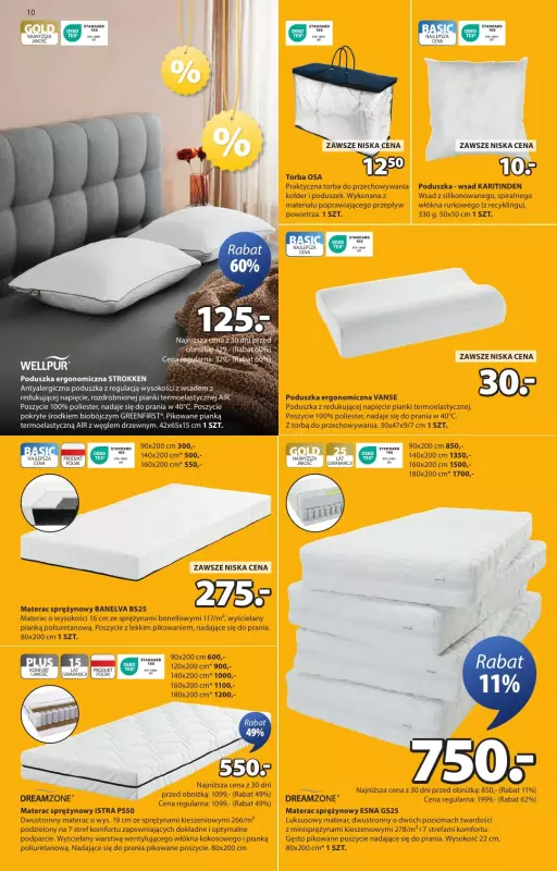 Jysk - gazetka promocyjna Summer Sale. Rabat do 60% od środy 18.06 do niedzieli 06.07 - strona 10