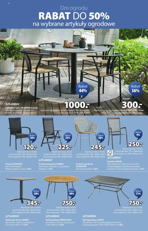 Jysk - gazetka promocyjna Summer Sale. Rabat do 60% od środy 18.06 do niedzieli 06.07 - strona 2