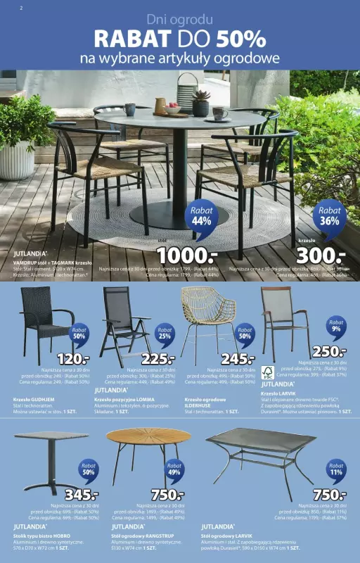Jysk - gazetka promocyjna Summer Sale. Rabat do 60%   - strona 2