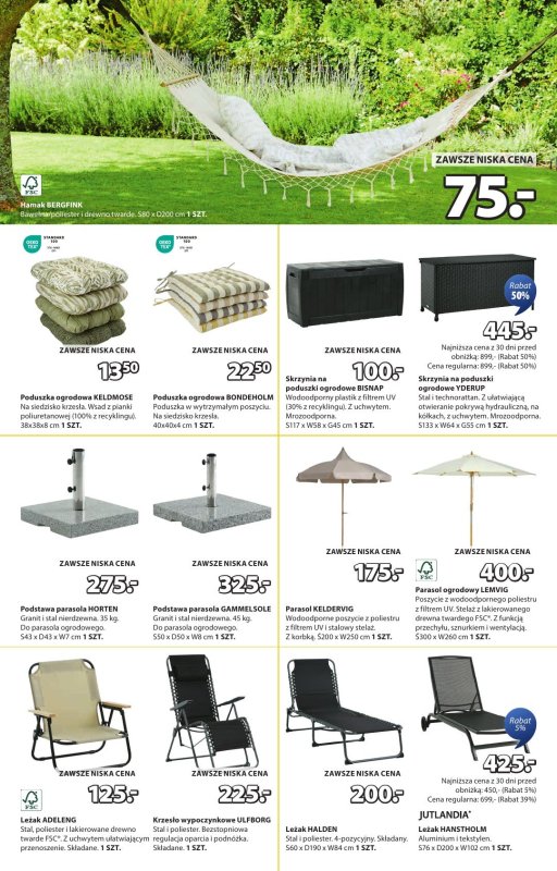 Jysk - gazetka promocyjna Summer Sale. Rabat do 60% od środy 18.06 do niedzieli 06.07 - strona 4