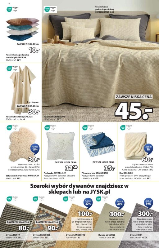 Jysk - gazetka promocyjna Summer Sale. Rabat do 60% od środy 02.07 do niedzieli 20.07 - strona 14