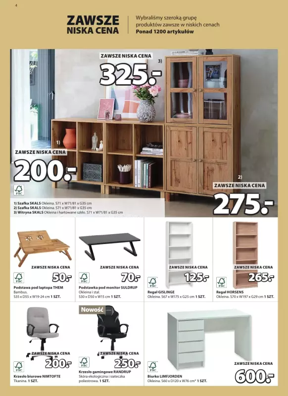 Jysk - gazetka promocyjna Świetna oferta dla domu. Rabat do 60% od środy 13.08 do niedzieli 31.08 - strona 4