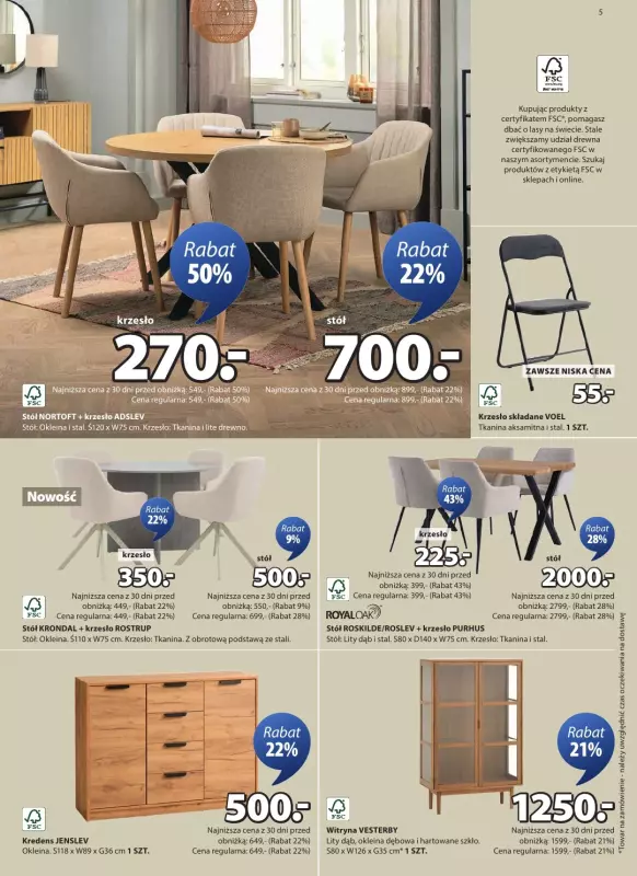 Jysk - gazetka promocyjna Świetna oferta dla domu. Rabat do 60% od środy 13.08 do niedzieli 31.08 - strona 5
