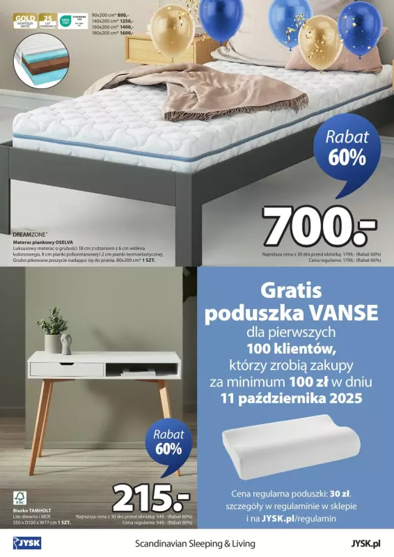 Jysk - gazetka promocyjna KIELCE: Wielkie Otwarcie JYSK! Już 11.10! od soboty 11.10 do soboty 18.10 - strona 2