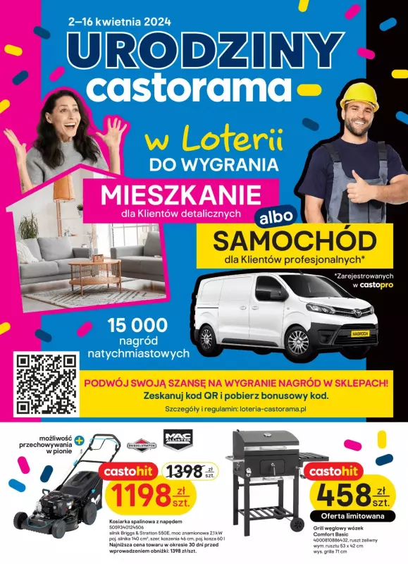 Castorama - gazetka promocyjna Gazetka od piątku 05.04 do wtorku 16.04