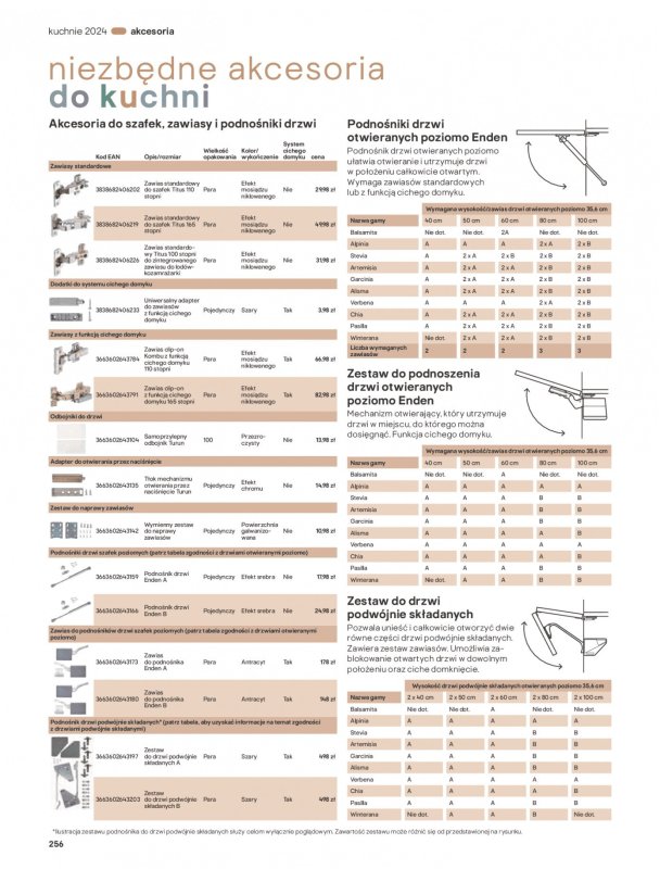 Castorama - gazetka promocyjna Katalog Kuchnie 2024 od czwartku 25.04  - strona 256