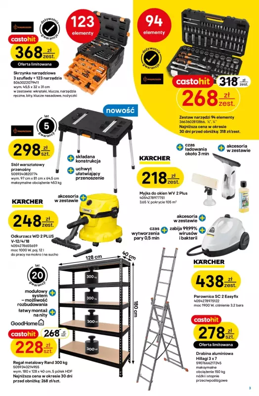 Castorama - gazetka promocyjna Gazetka od środy 23.10 do wtorku 05.11 - strona 3