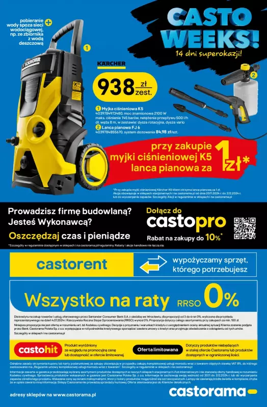 Castorama - gazetka promocyjna Gazetka od środy 20.11 do wtorku 03.12 - strona 22