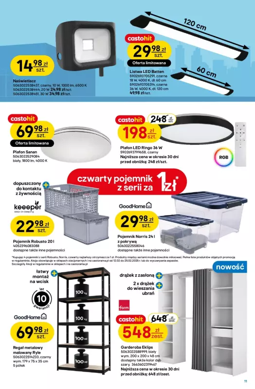 Castorama - gazetka promocyjna Gazetka od środy 12.02 do wtorku 25.02 - strona 11