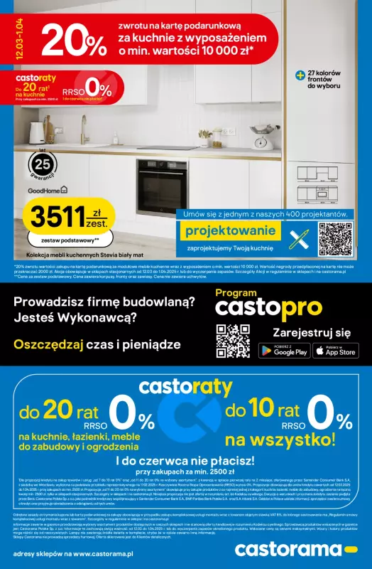 Castorama - gazetka promocyjna Gazetka od środy 12.03 do wtorku 01.04 - strona 24