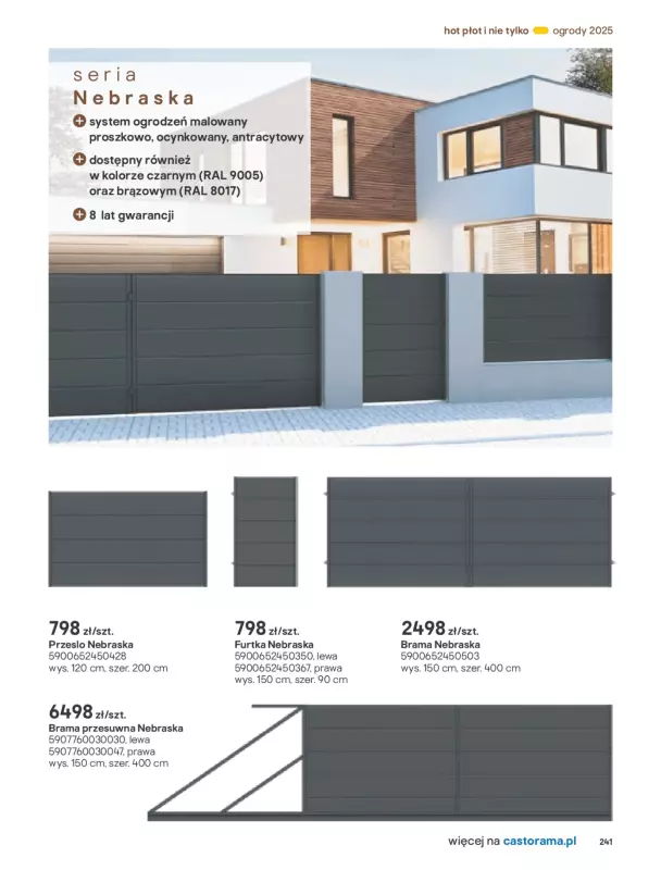 Castorama - gazetka promocyjna Katalog Ogrody, tarasy i balkony 2025 od środy 12.03 do środy 31.12 - strona 241