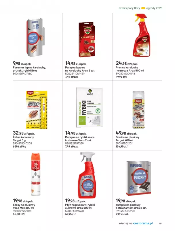 Castorama - gazetka promocyjna Katalog Ogrody, tarasy i balkony 2025 od środy 12.03 do środy 31.12 - strona 151