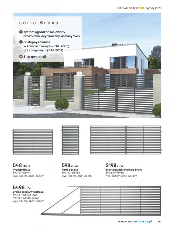 Castorama - gazetka promocyjna Katalog Ogrody, tarasy i balkony 2025 od środy 12.03 do środy 31.12 - strona 237