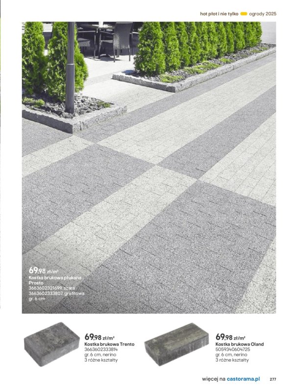 Castorama - gazetka promocyjna Katalog Ogrody, tarasy i balkony 2025 od środy 12.03 do środy 31.12 - strona 277