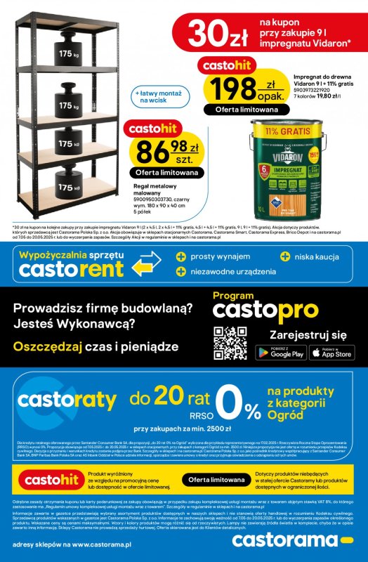 Castorama - gazetka promocyjna Gazetka od środy 07.05 do wtorku 20.05 - strona 17