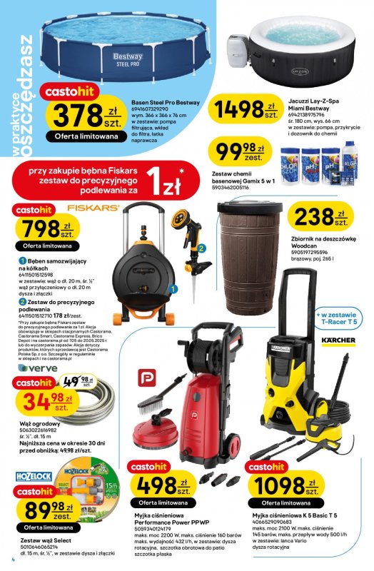 Castorama - gazetka promocyjna Gazetka od środy 07.05 do wtorku 20.05 - strona 4