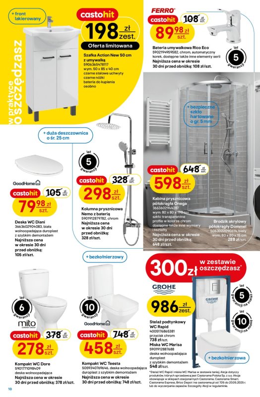 Castorama - gazetka promocyjna Gazetka od środy 07.05 do wtorku 20.05 - strona 10