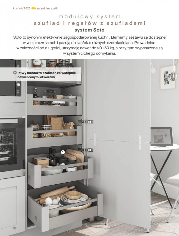 Castorama - gazetka promocyjna Katalog Kuchnie 2025 od poniedziałku 19.05 do wtorku 30.09 - strona 112