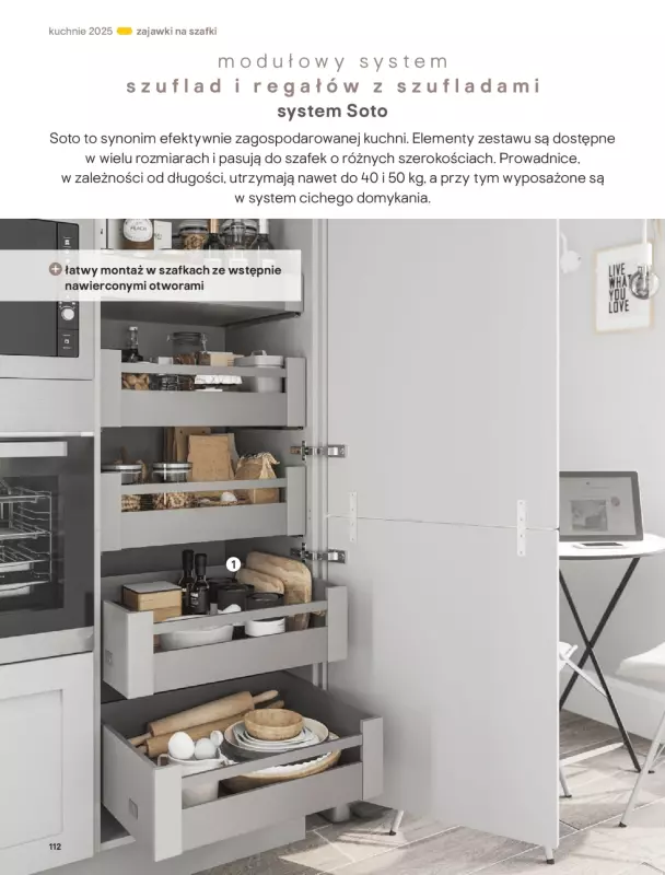 Castorama - gazetka promocyjna Katalog Kuchnie 2025 od poniedziałku 19.05 do wtorku 30.09 - strona 112