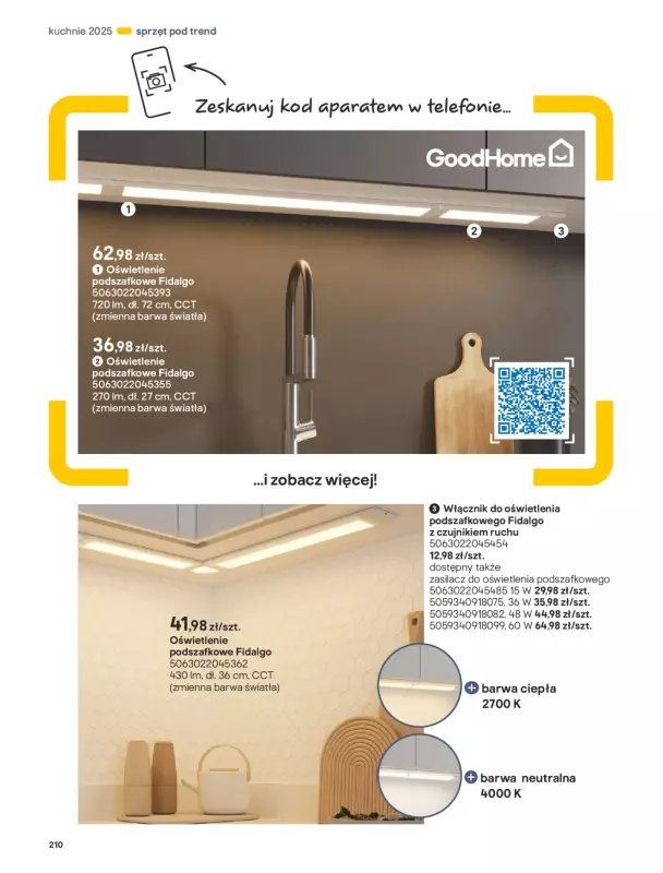 Castorama - gazetka promocyjna Katalog Kuchnie 2025 od poniedziałku 19.05 do wtorku 30.09 - strona 210