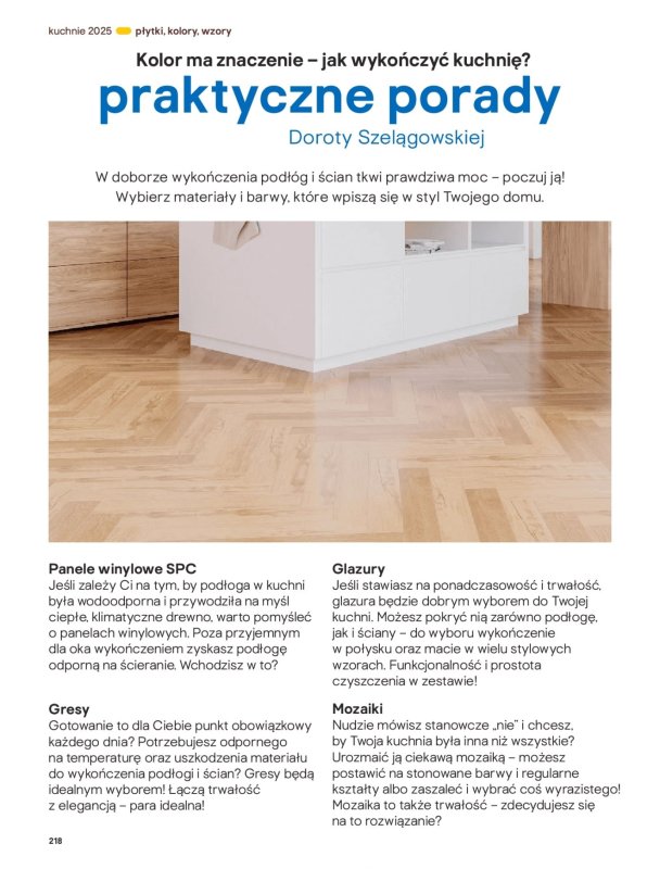 Castorama - gazetka promocyjna Katalog Kuchnie 2025 od poniedziałku 19.05 do wtorku 30.09 - strona 218