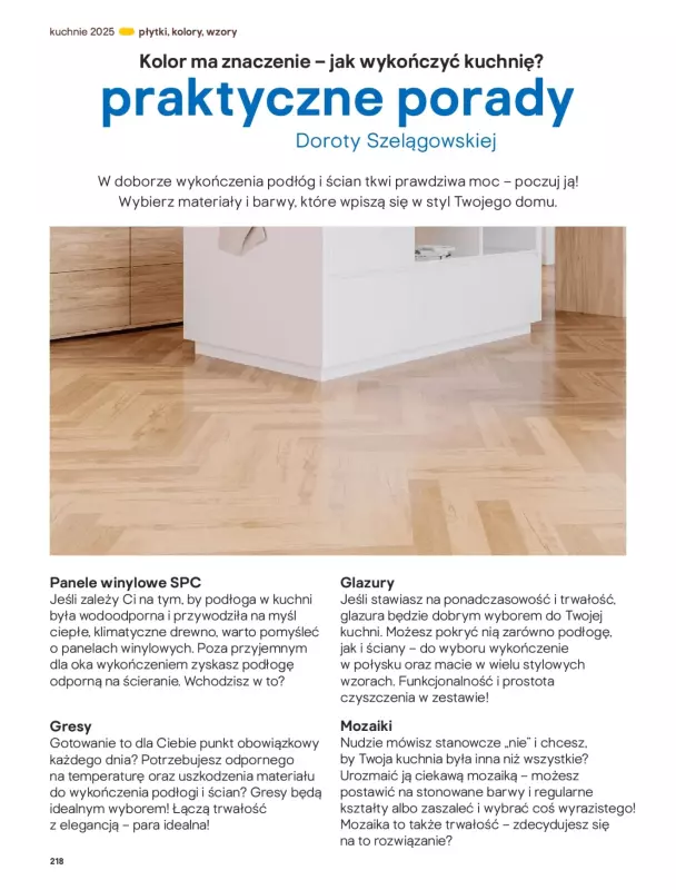 Castorama - gazetka promocyjna Katalog Kuchnie 2025 od poniedziałku 19.05 do wtorku 30.09 - strona 218