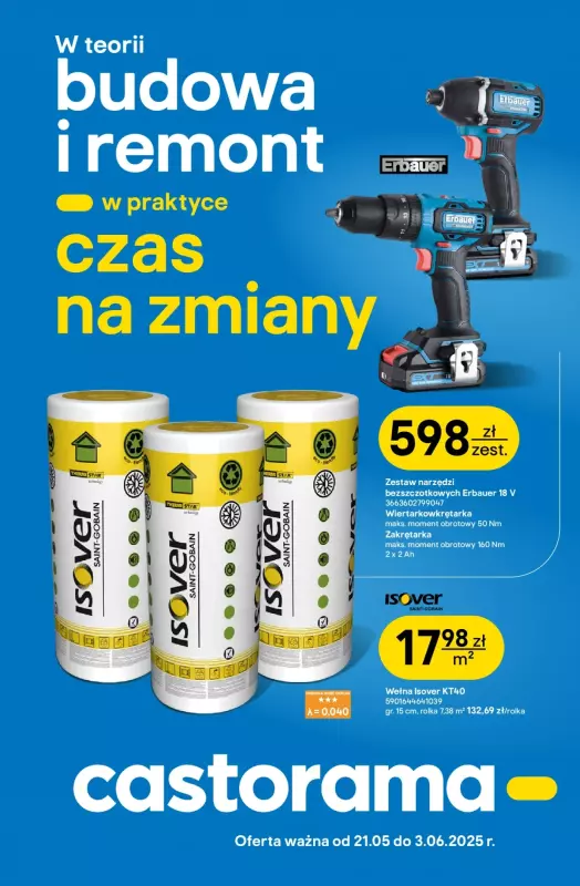 Castorama - gazetka promocyjna Gazetka od środy 21.05 do wtorku 03.06
