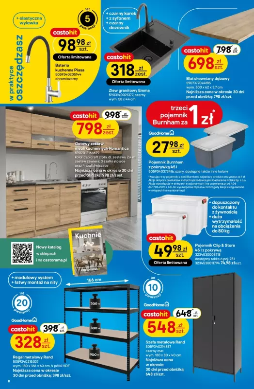 Castorama - gazetka promocyjna Gazetka od środy 04.06 do wtorku 17.06 - strona 8